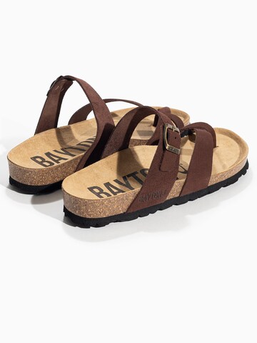 Bayton T-bar sandals 'Diane' in Brown