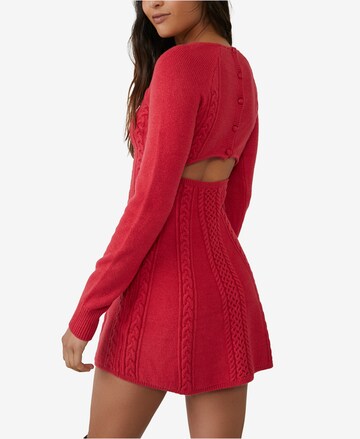 Robes en maille 'Small World' Free People en rouge
