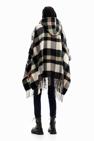 Desigual Poncho in Schwarz