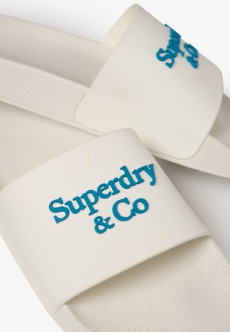 Superdry & Co Badeschuh in Weiß