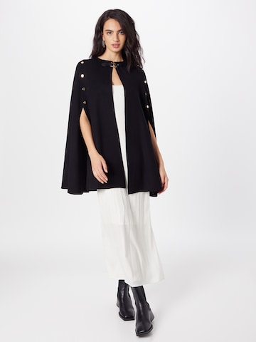 Cape Karen Millen en noir : devant