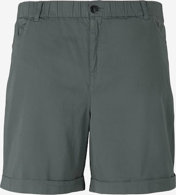 Tom Tailor Women + - Loosefit Pantalón en verde: frente