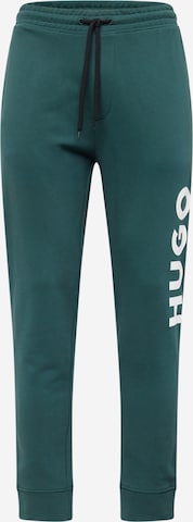 Tapered Pantaloni 'Dutschi' de la HUGO Red pe verde: față