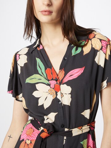 BILLABONG - Vestido camisero 'SWEET DAY' en negro