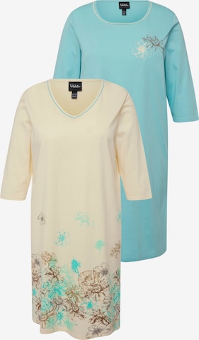 Chemise de nuit Ulla Popken en beige : devant