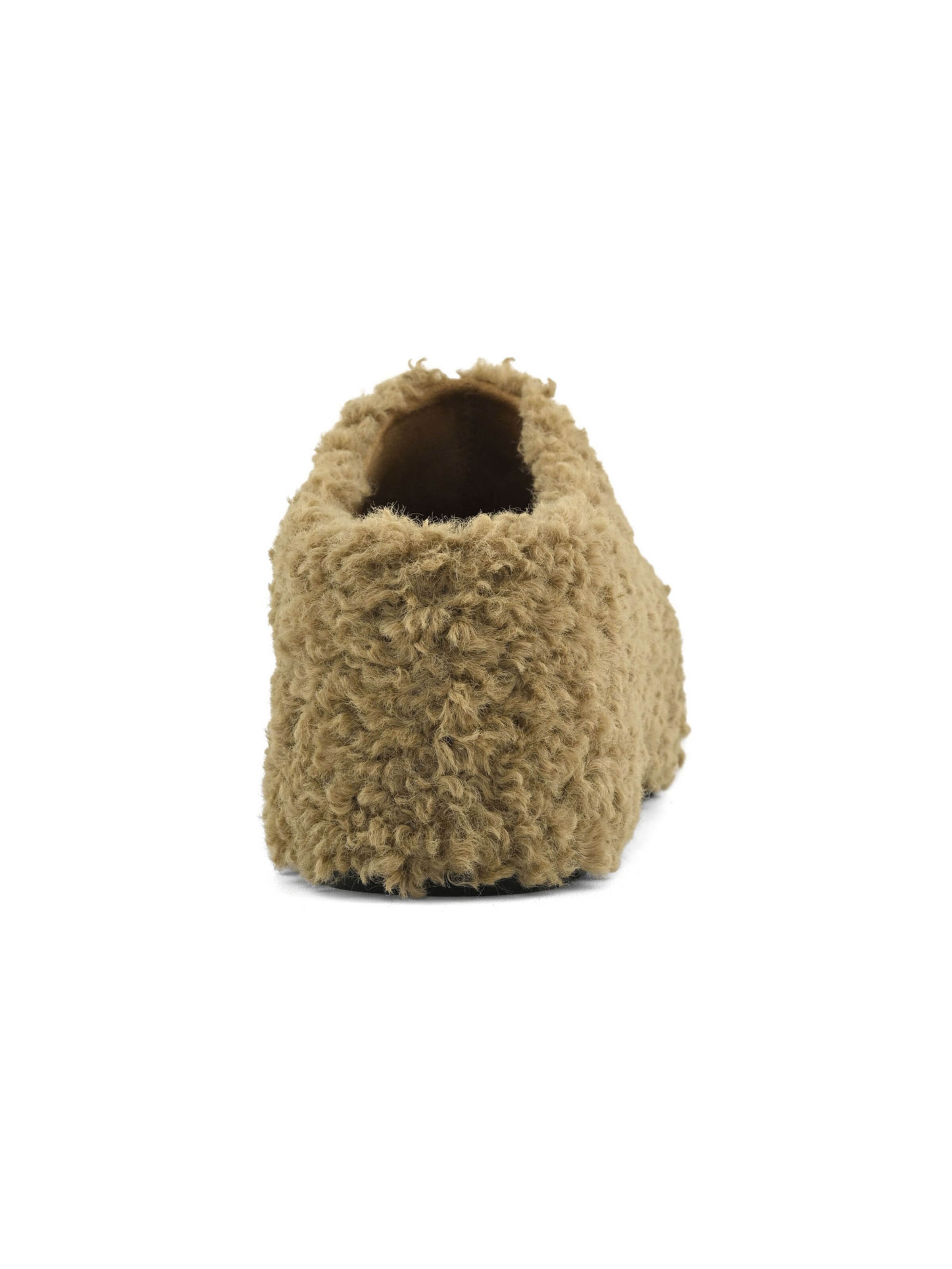COLORS OF CALIFORNIA - Socas ' Teddy fur clog ' em castanho: atrás