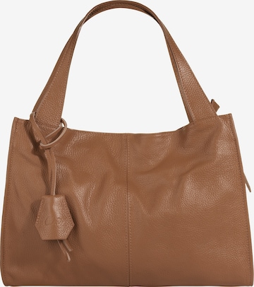 Cabas Cluty en marron : devant