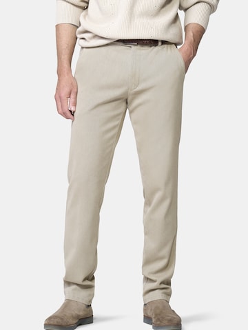 Regular Pantalon chino 'Bonn 2-3615' MEYER en beige : devant