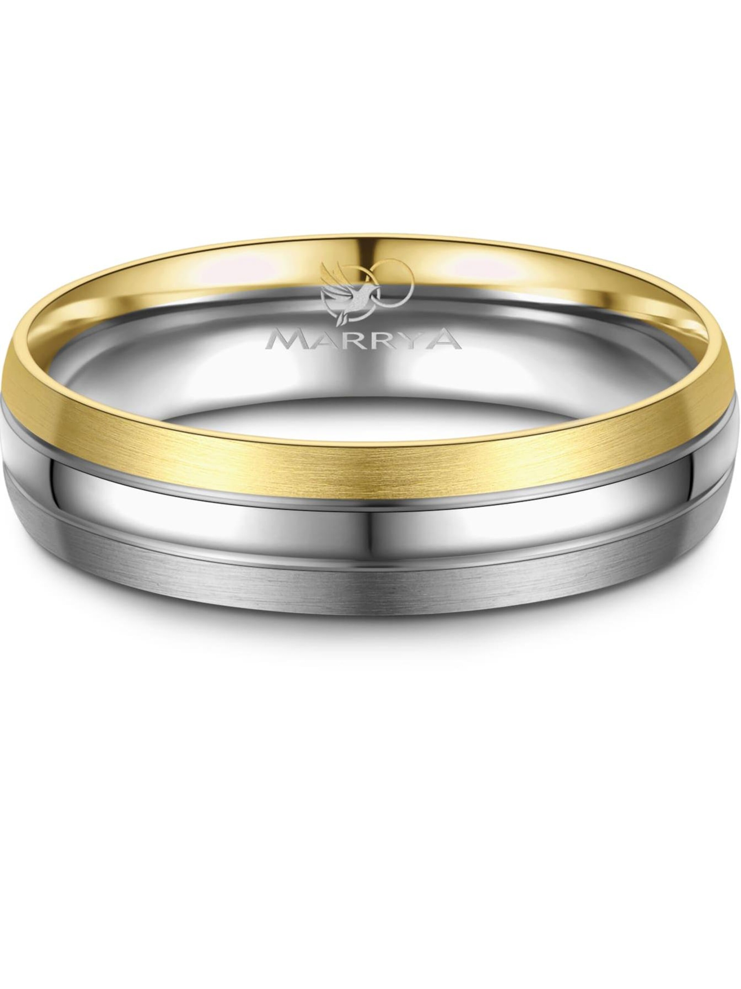 MARRYA Ring 'MARRYA TI-10 Ehering aus Titan' in Gold