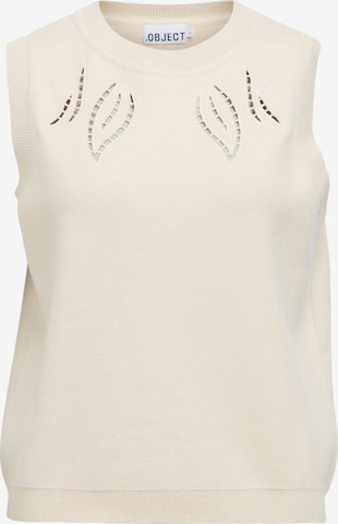 OBJECT Sweater 'OBJYuki' in Beige: front