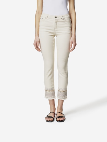 KOROSHI - regular Vaquero en blanco: frente