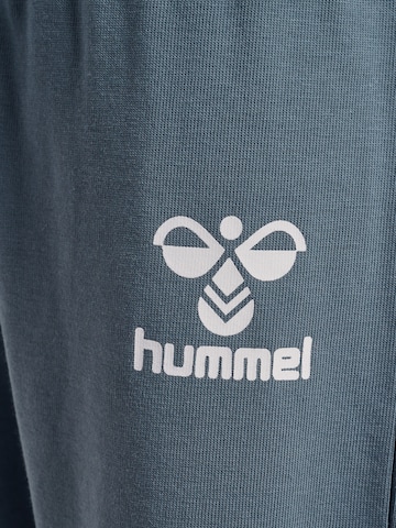 Hummel Tapered Broek in Blauw