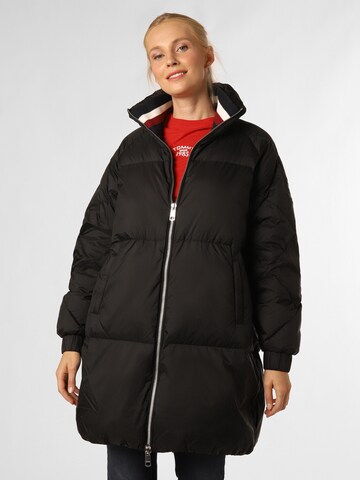 TOMMY HILFIGER Winter Coat in Black: front