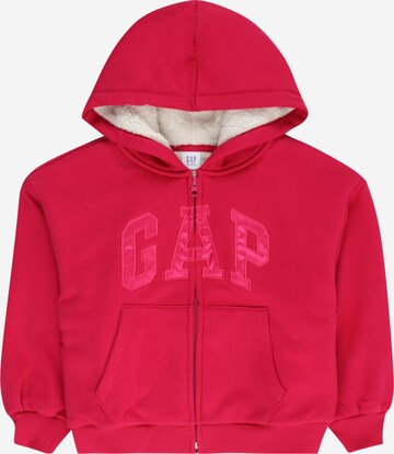 GAP Sweatvest in Rood: voorkant