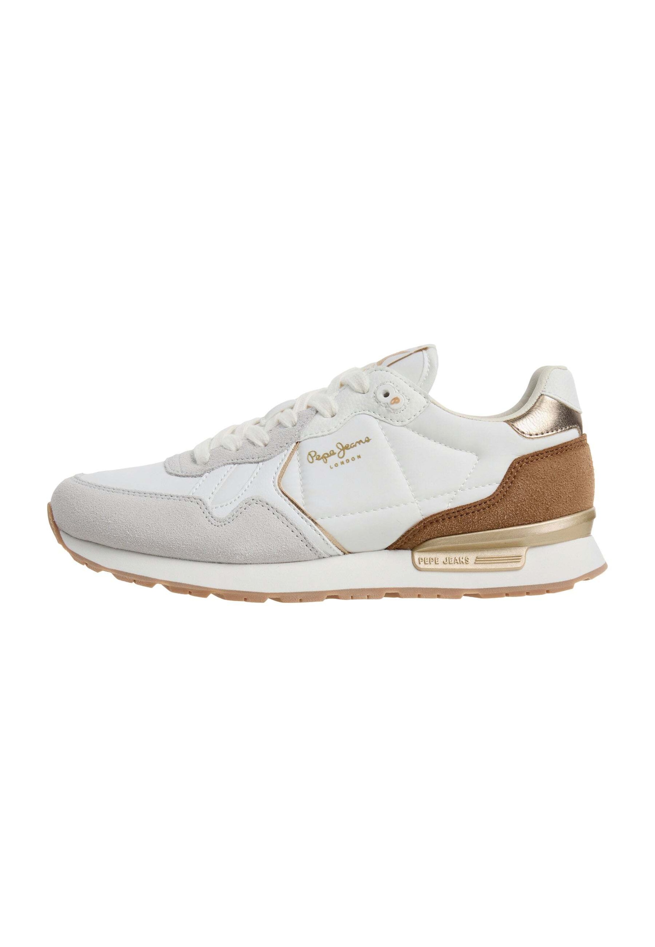 Sneaker bassa 'Brit Elite' di Pepe Jeans in bianco: frontale