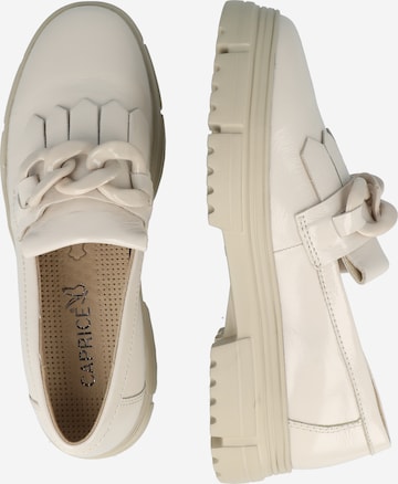 CAPRICE Classic Flats in White