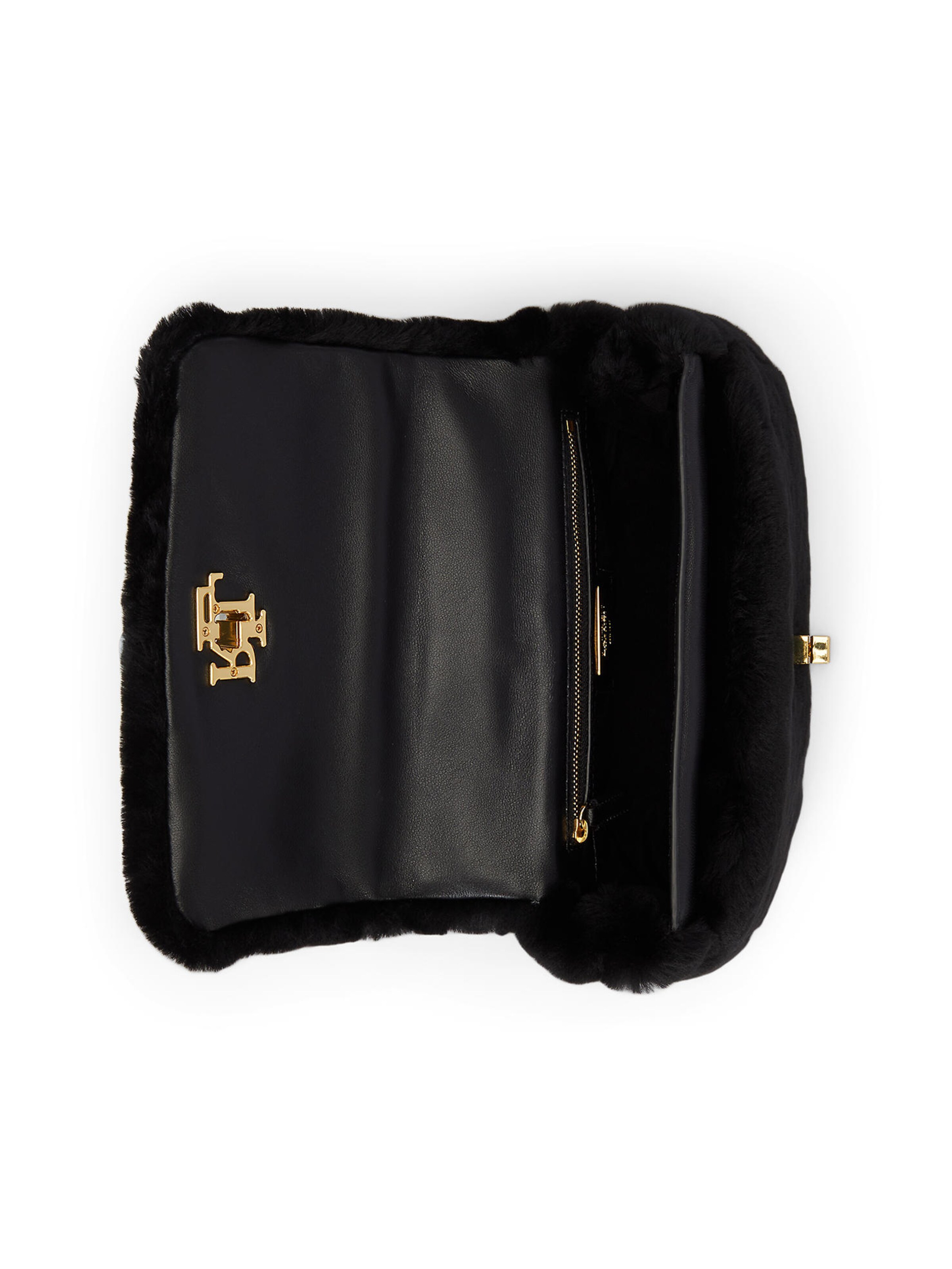 Lauren Ralph Lauren Чанта за през рамо 'SOPHEE 22' в черно