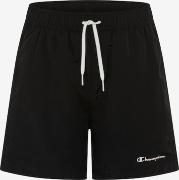 Champion Badeshorts in Schwarz: Vorderseite