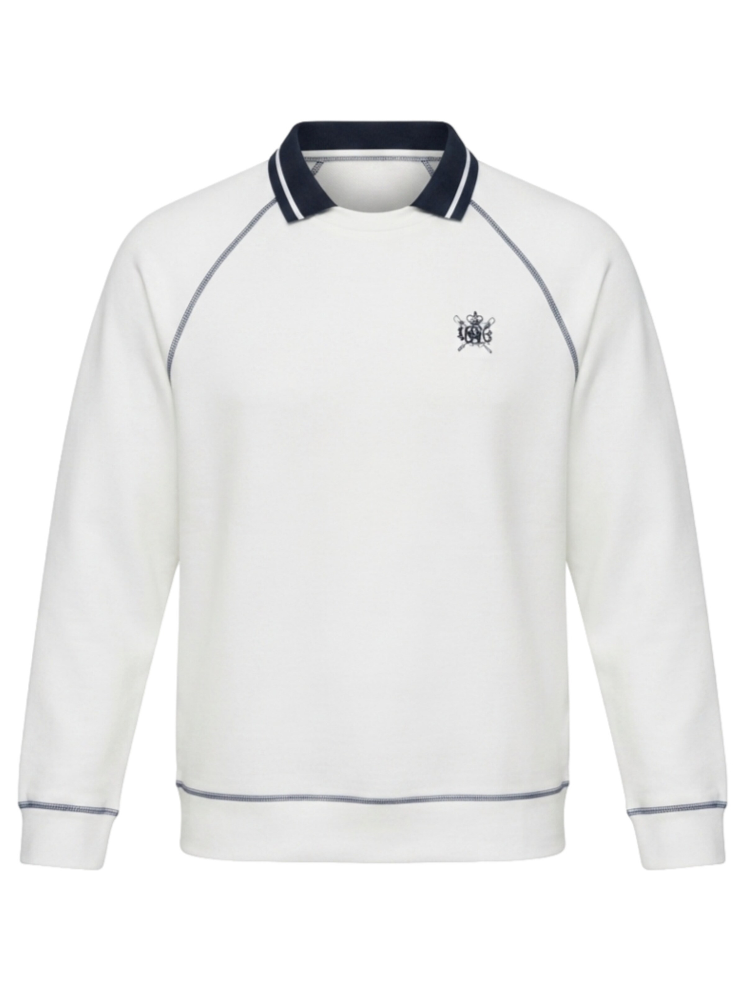 Felpa di Ombre in bianco: frontale
