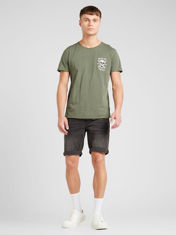 GARCIA Loosefit Jeans i svart