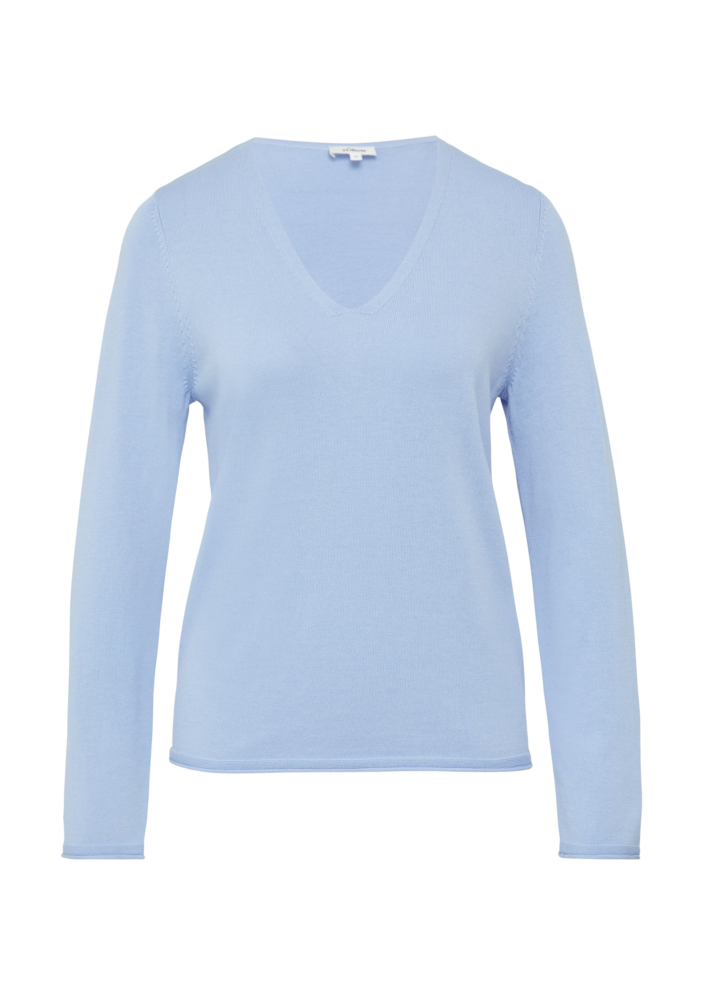 s.Oliver Trui in Blauw: voorkant