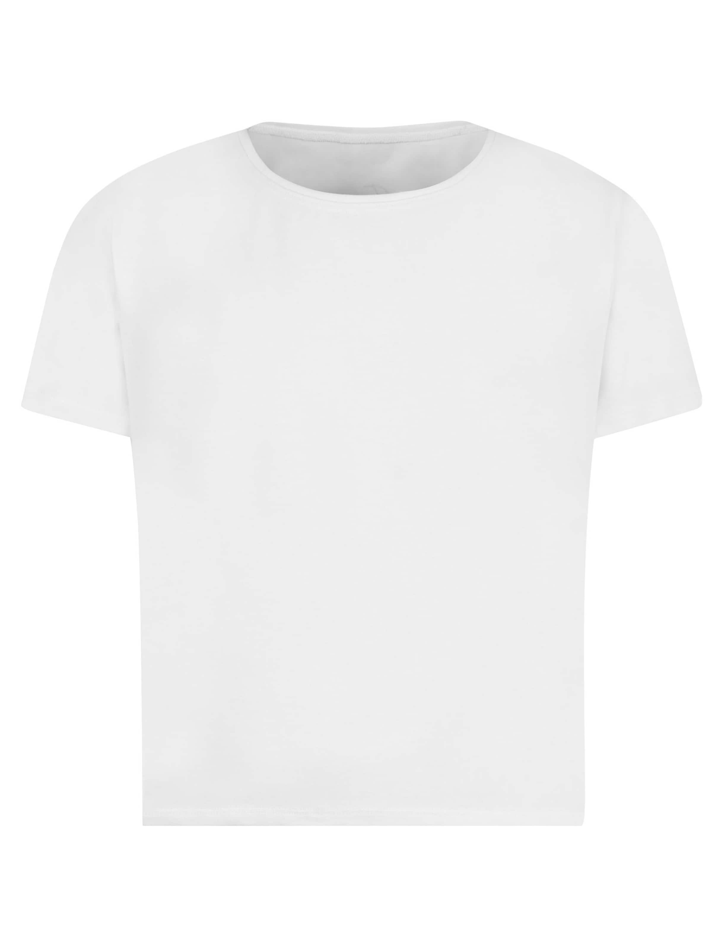 Evoni Shirt 'kurz' in White: front