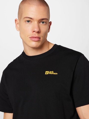 JACK WOLFSKIN - Camiseta funcional 'ESSENTIAL' en negro