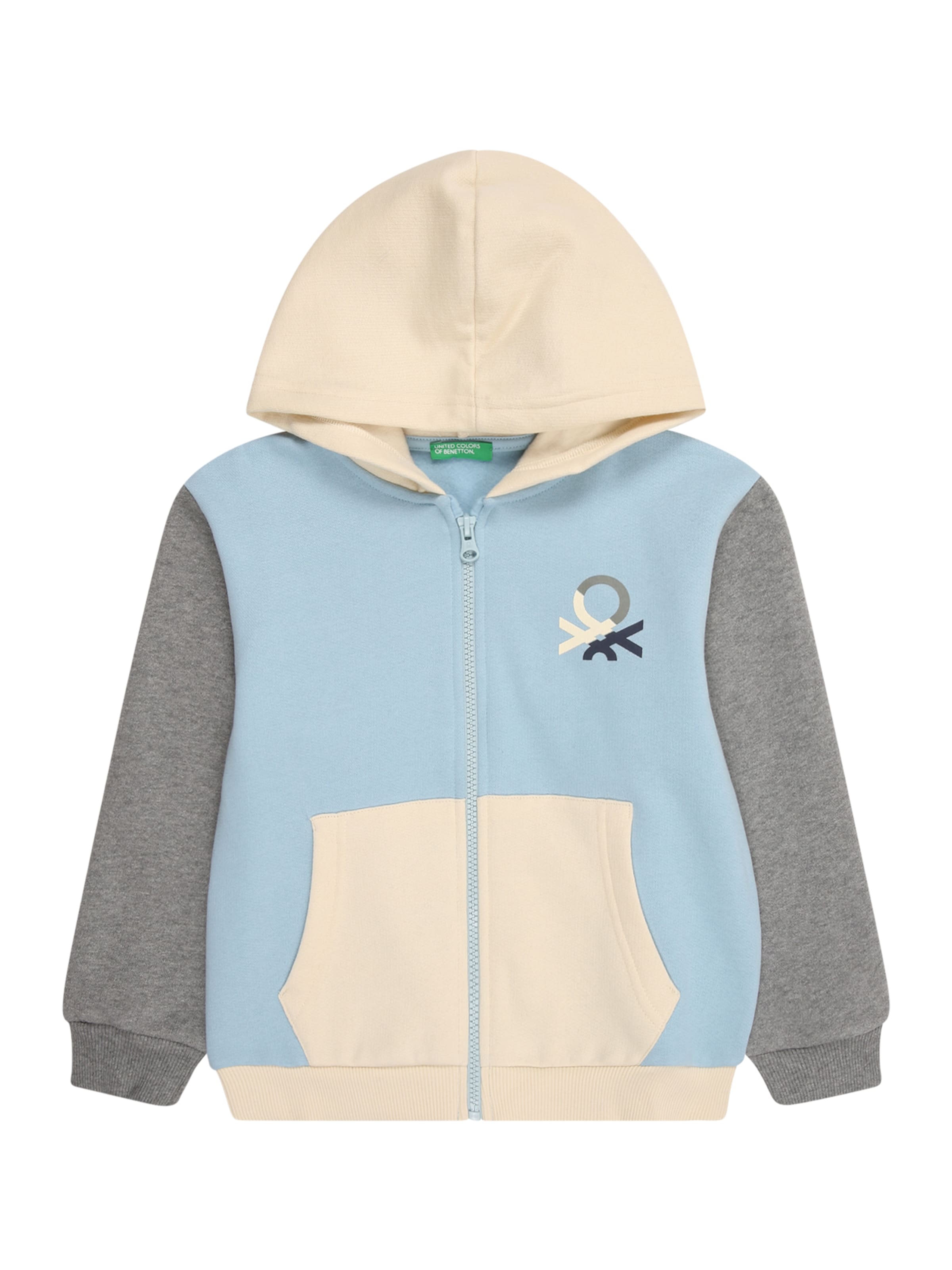 UNITED COLORS OF BENETTON Mikina – modrá: přední strana
