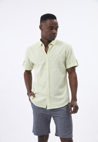 Felix Hardy - Regular Fit Camisa em verde: frente