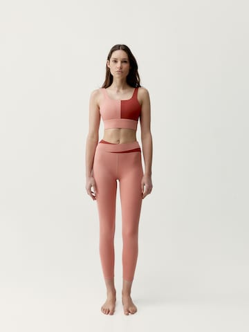 Bustier Soutien-gorge de sport 'Kate' Born Living Yoga en orange