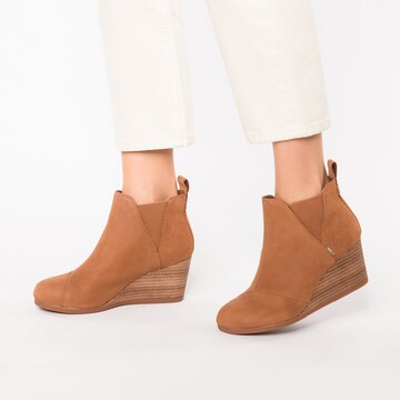 TOMS Booties 'Kelsey' in Brown