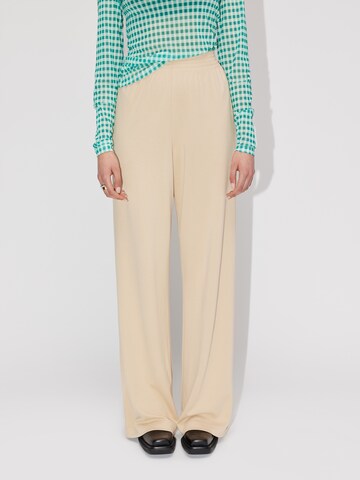 Loosefit Pantalon 'Rosalie' LeGer by Lena Gercke en beige : devant