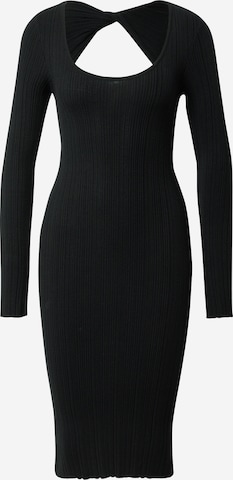 A LOT LESS Dress 'Josefin' in Black: front