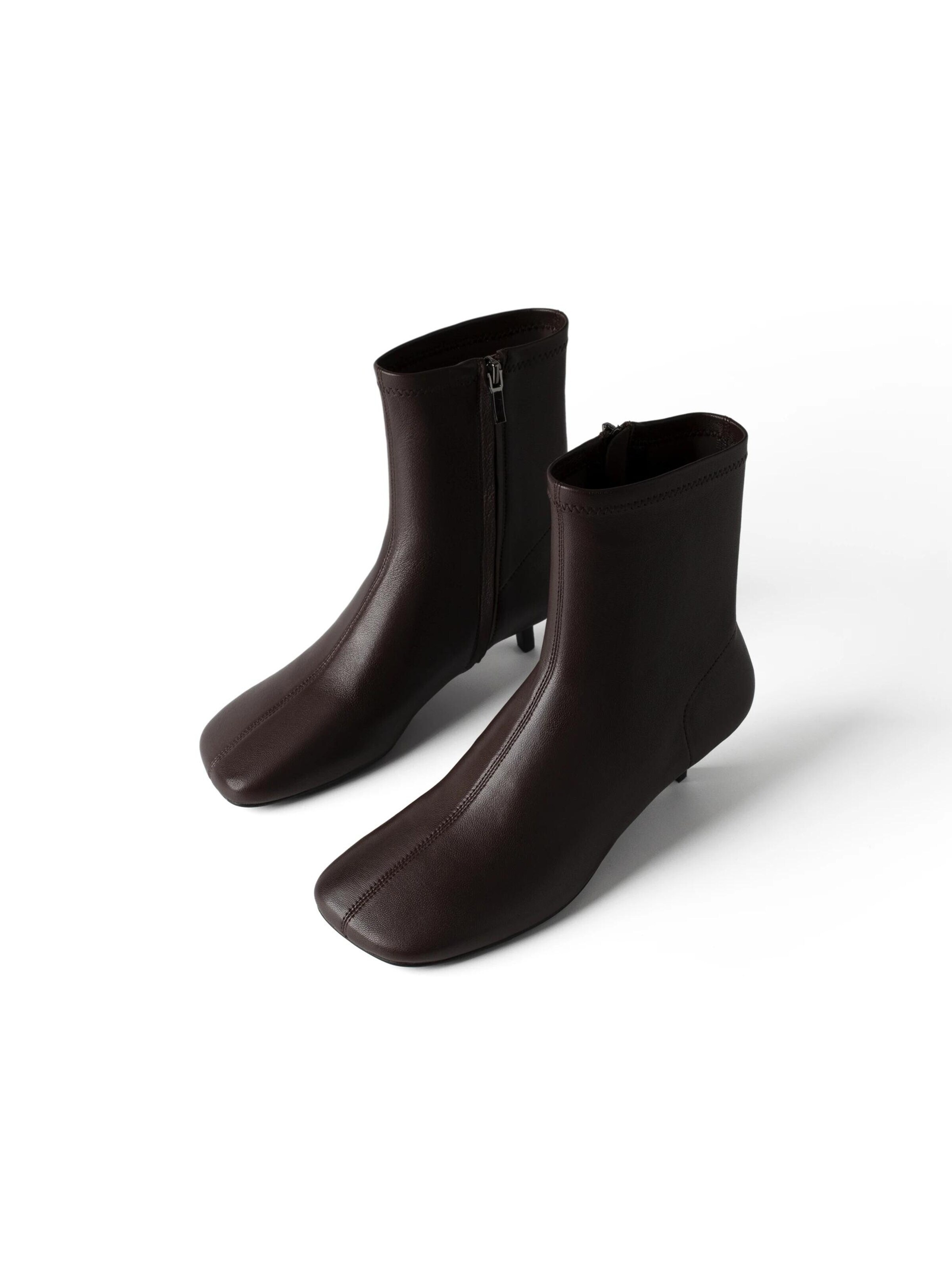 L37 HANDMADE SHOES Kotníkové boty 'YET UNKNOWN' – hnědá