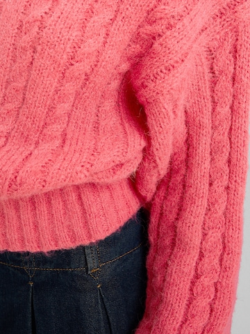 Pull-over Bershka en rose