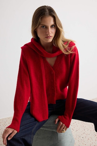 Trendyol Strickjacke in Rot