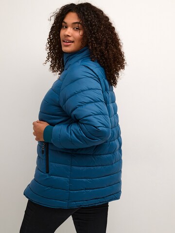 KAFFE CURVE Between-Season Jacket 'Lina' in Blue
