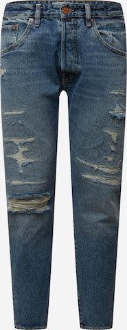 JACK & JONES Regular Jeans 'Frank Leen' in Blauw: voorkant