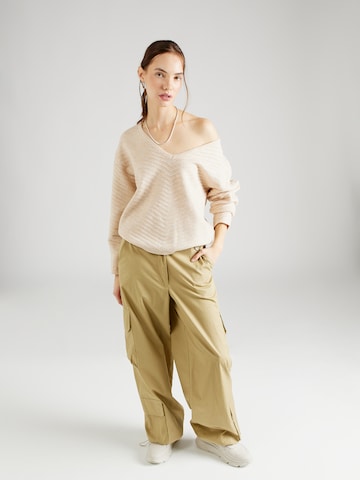ABOUT YOU Pullover 'Lenni' in Beige