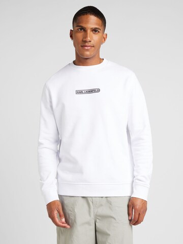 Karl Lagerfeld Sweatshirt in Weiß: Vorderseite