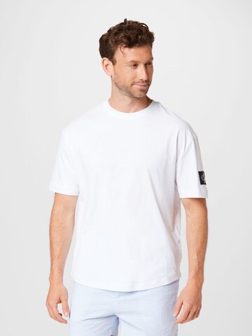 Calvin Klein Jeans T-Shirt in Weiß: predná strana