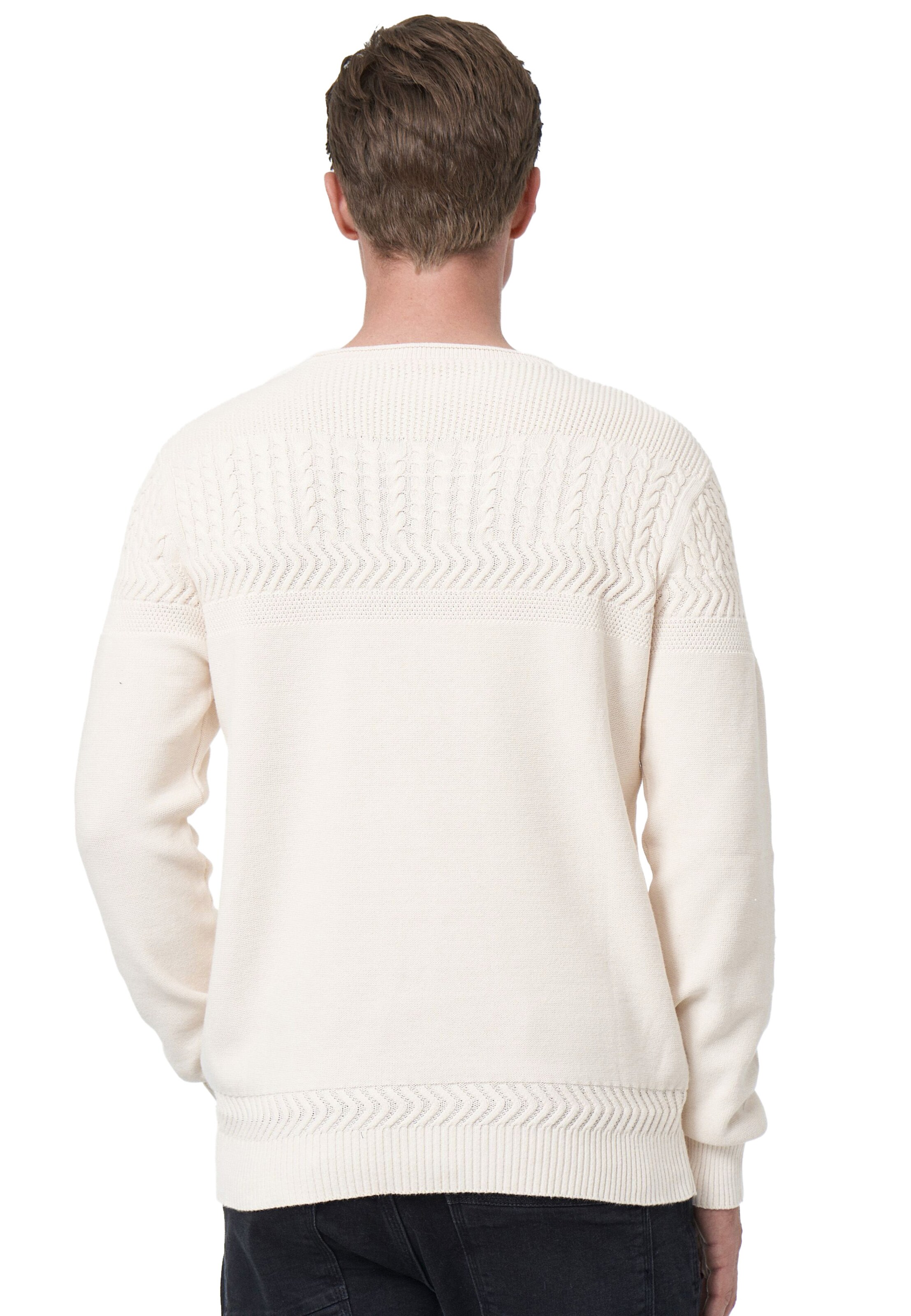 Männer Pullover & Strick Rusty Neal Pullover in Ecru - ZX71903 Männer Pullover & Strick Rusty Neal Pullover in Ecru - ZX71903