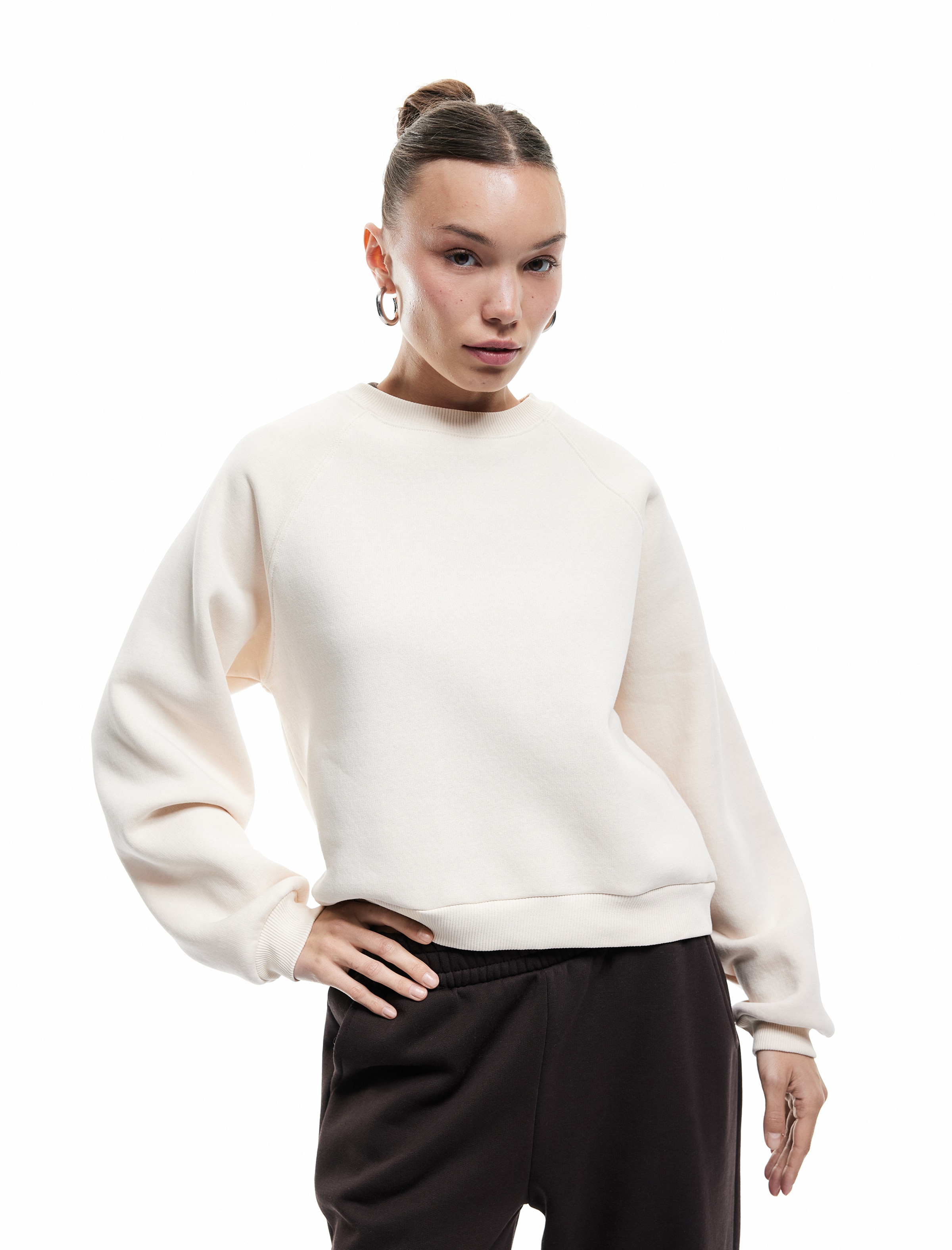 Koton Sweatshirt in Beige: front