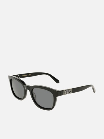 FERRAGAMO Sunglasses 'Ferragamo SF2107S Transparent avio 54/21/145 MAN Sunglasses' in Black