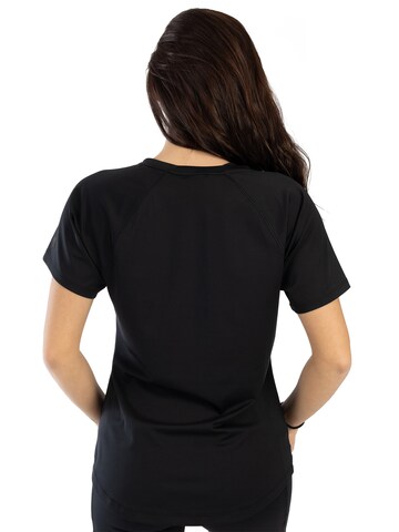 T-shirt fonctionnel Spyder en noir