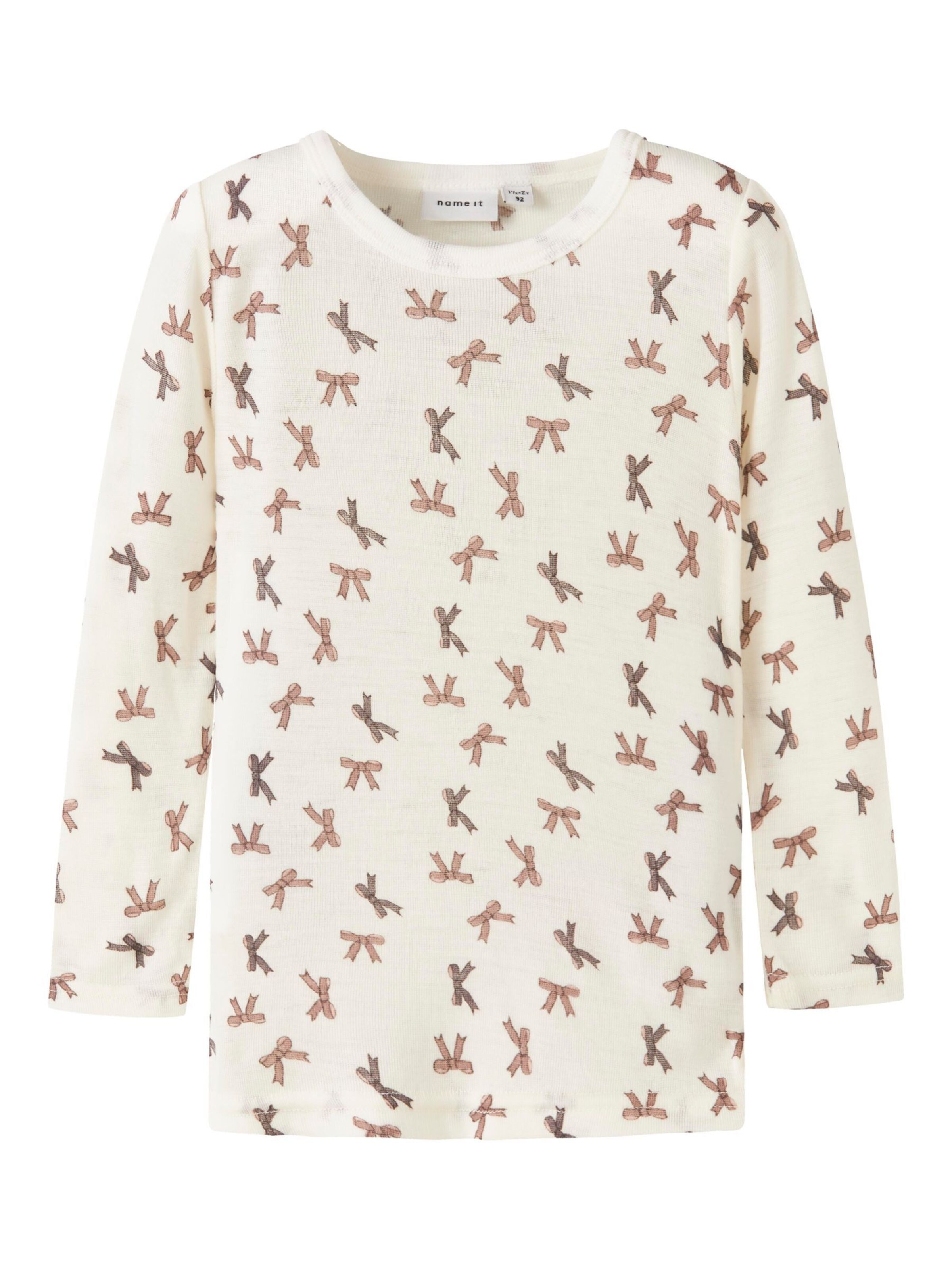 Maglietta di NAME IT in bianco: frontale