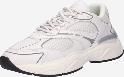 Karl Lagerfeld Baskets basses en gris / blanc, Vue avec produit