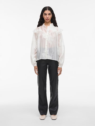 Chemisier ROUGE EDIT en blanc
