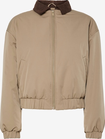 PIECES Between-season jacket 'JORMA' in Brown: front