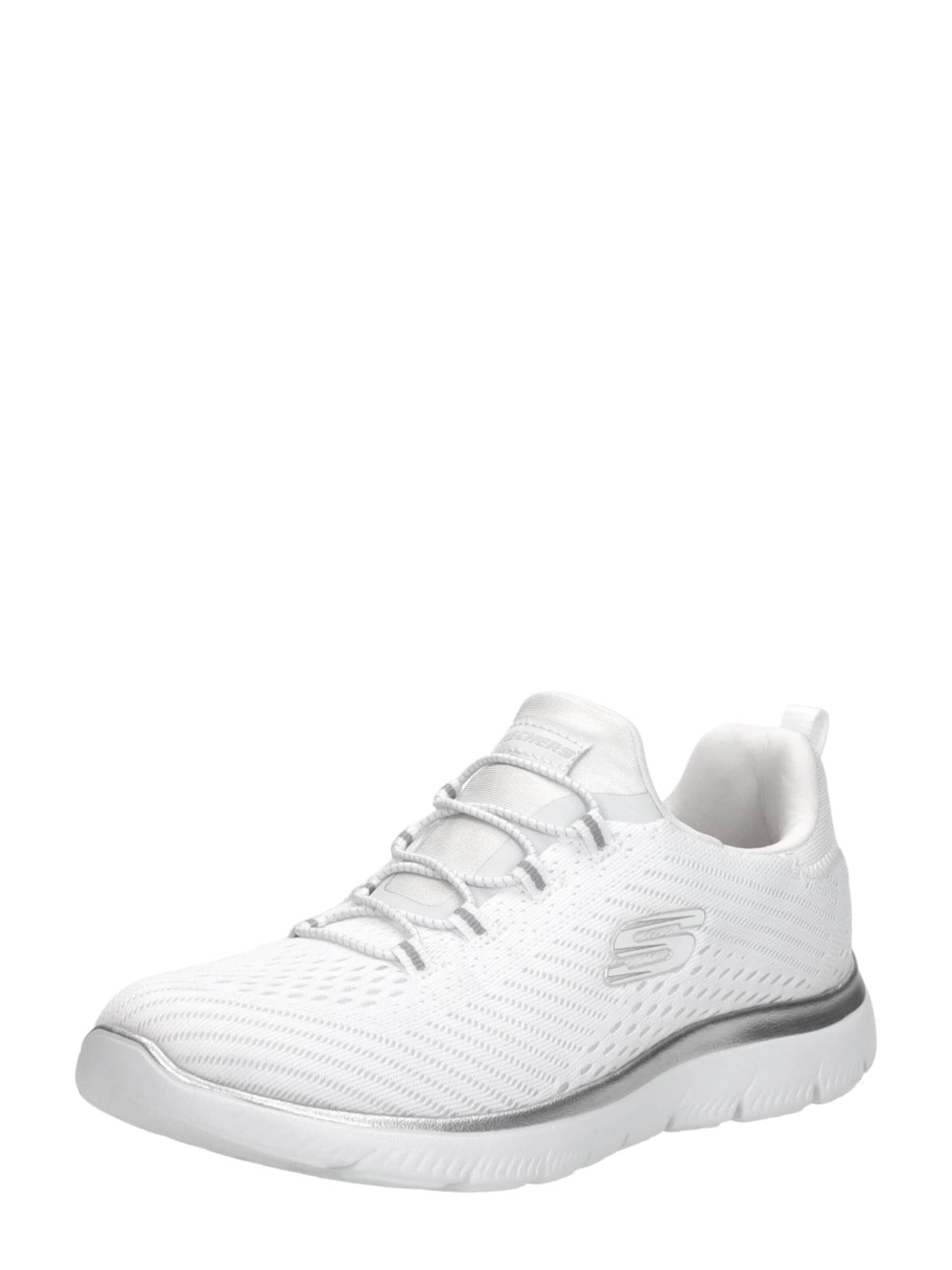 SKECHERS Sneakers laag 'Summits - Fast Attraction' in Wit: voorkant